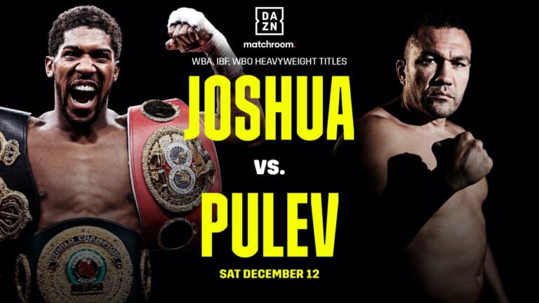 Joshua Vs. Pulev Confirmed For December 12 at The O2