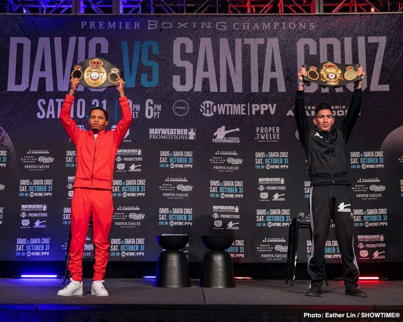 Boxing photo: Gervonta Davis, Leo Santa Cruz image Davis Vs. Santa Cruz Final Presser Quotes And Photos