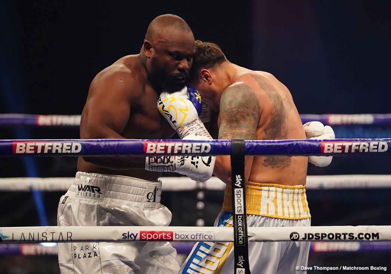 Oleksandr Usyk decisions Dereck Chisora - Boxing Results