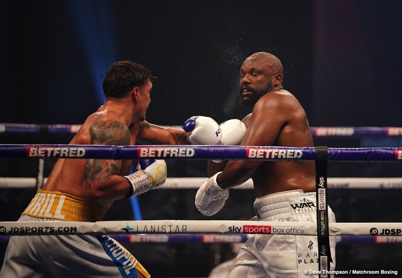 Oleksandr Usyk decisions Dereck Chisora - Boxing Results