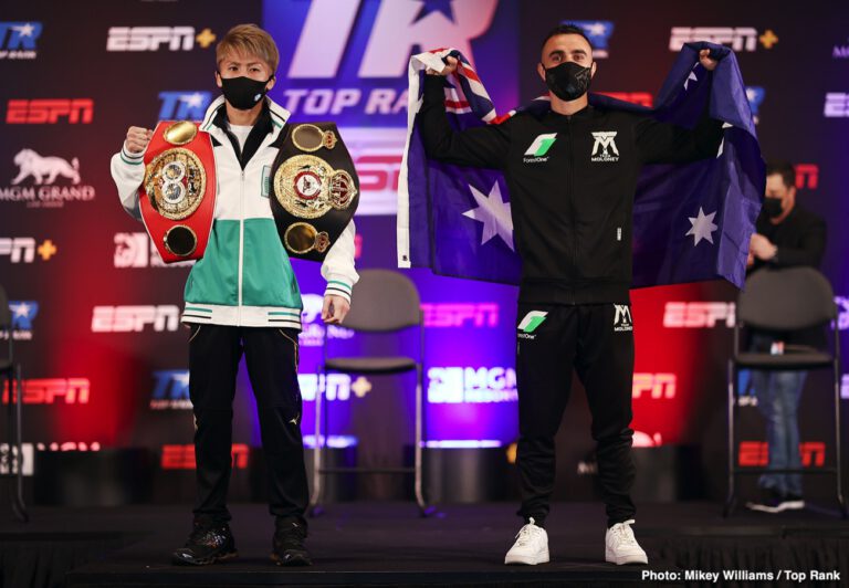 Inoue vs Moloney Final Presser Quotes And Photos