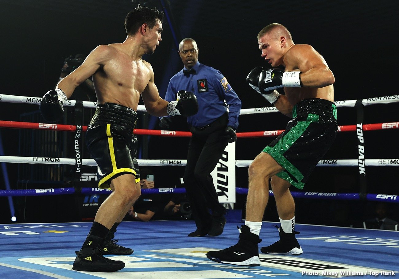 Photos: Jose Zepeda stops Ivan Baranchyk