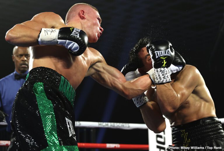 Photos Jose Zepeda Stops Ivan Baranchyk Latest Boxing News