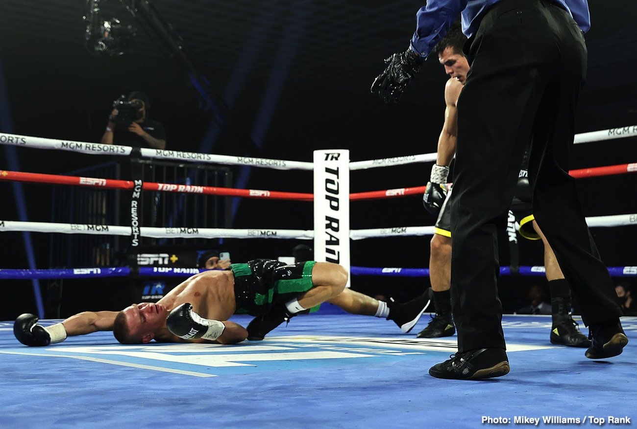 Photos: Jose Zepeda stops Ivan Baranchyk