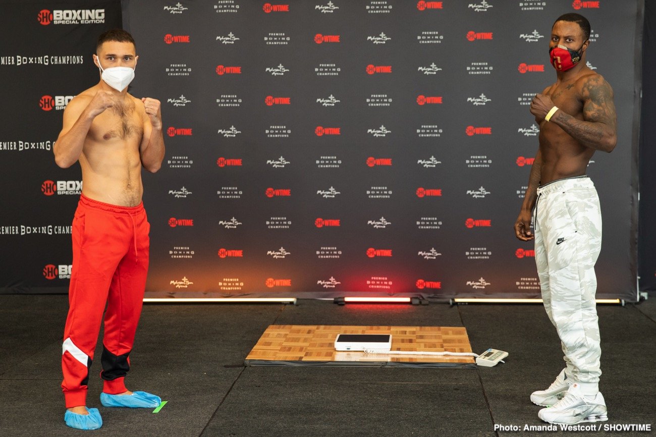 Sergey Lipinets vs Custio Clayton Showtime Weigh In Results