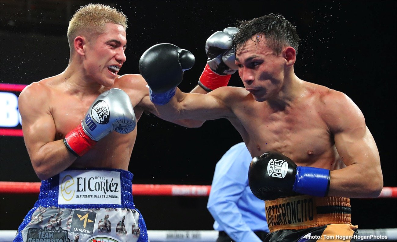 Boxing photo: Jaime Munguia, Tureano Johnson image Jaime Munguia beats Tureano Johnson on injury stoppage in 6th