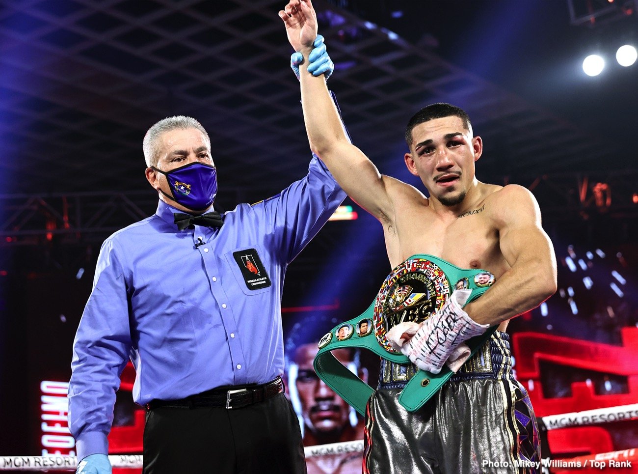 Bob Arum confident Teofimo Lopez vs. George Kambosos Jr deal will get done