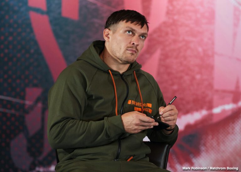 Oleksandr Usyk thinking scary thoughts ahead of Anthony Joshua fight
