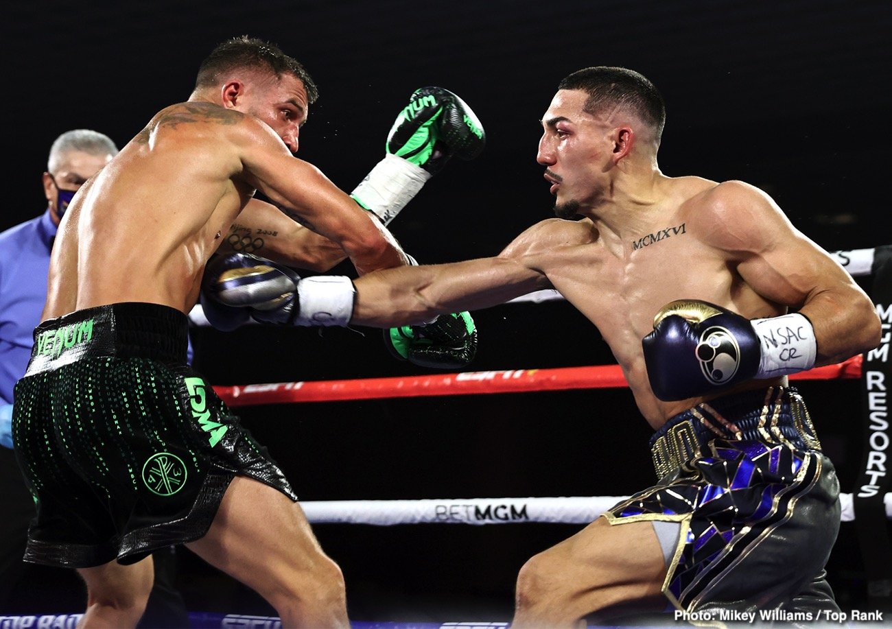 Teofimo Lopez wants Kambosos to step aside for Haney fight next