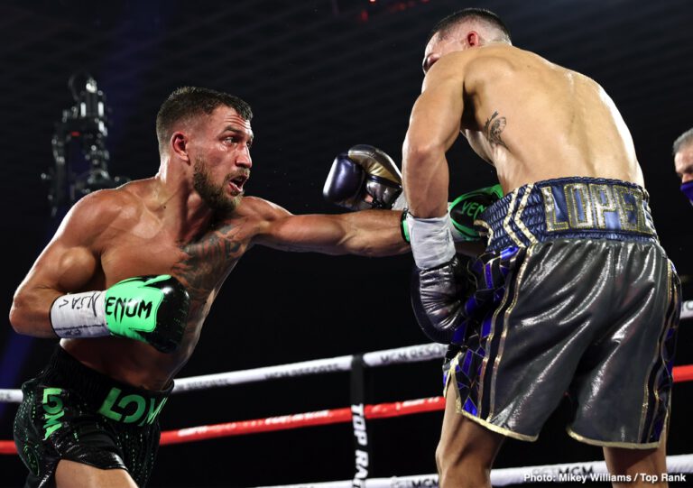 Josh Taylor: Teofimo is scared of Lomachenko rematch