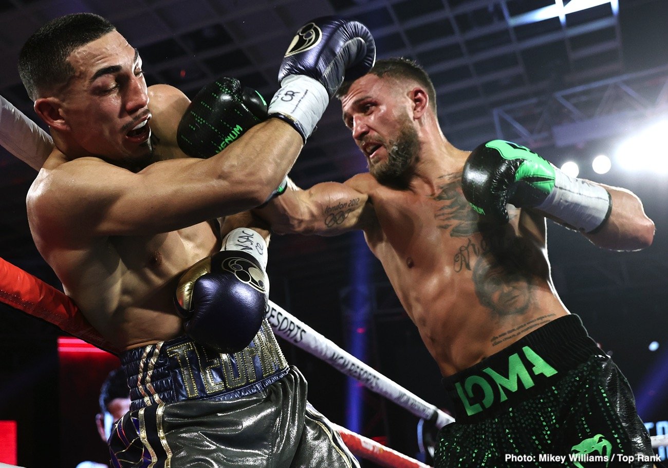Teofimo Lopez On Lomachenko: He's Just Trying To Fight My Leftovers
