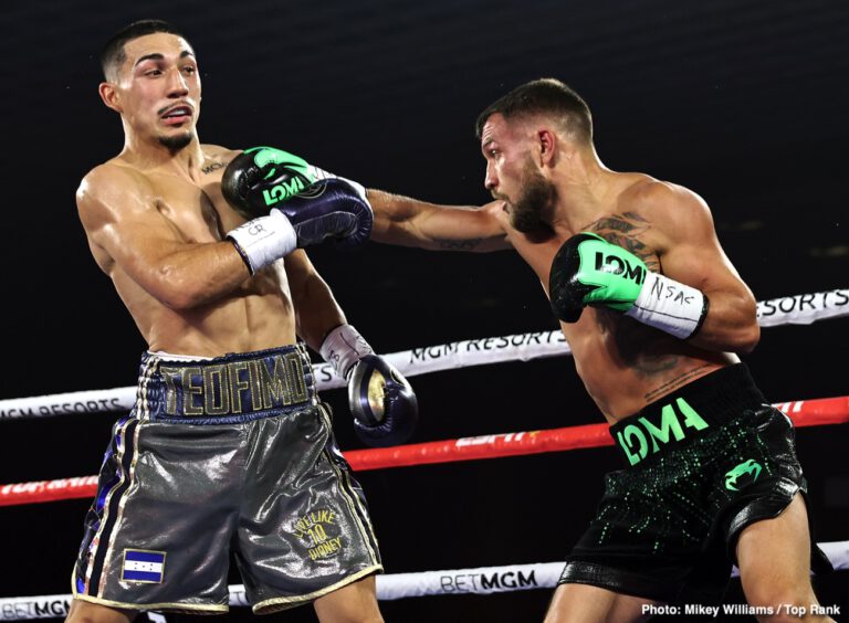 Top Rank wants Teofimo Lopez vs. George Kambosos on June 12th