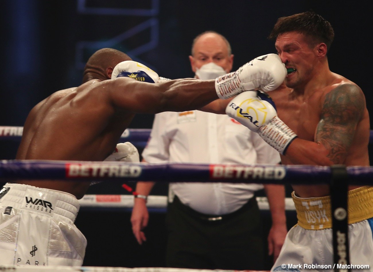 Oleksandr Usyk decisions Dereck Chisora - Boxing Results