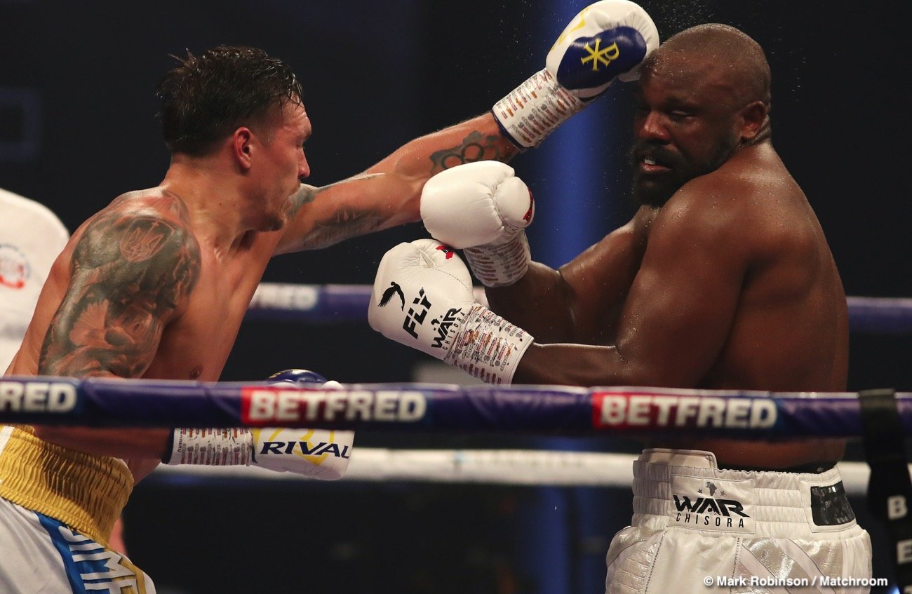 Oleksandr Usyk decisions Dereck Chisora - Boxing Results