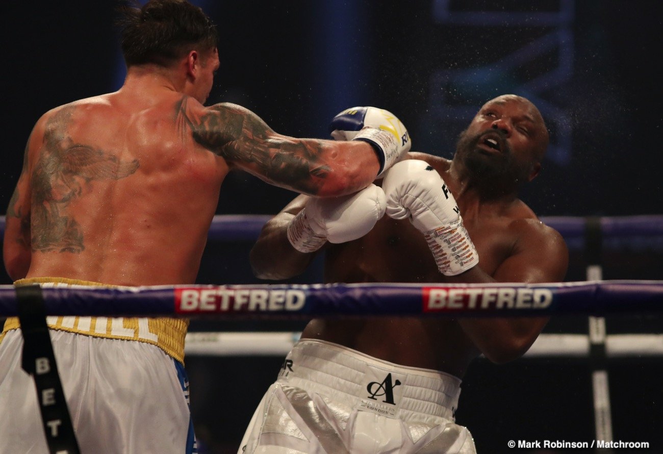 Oleksandr Usyk decisions Dereck Chisora - Boxing Results