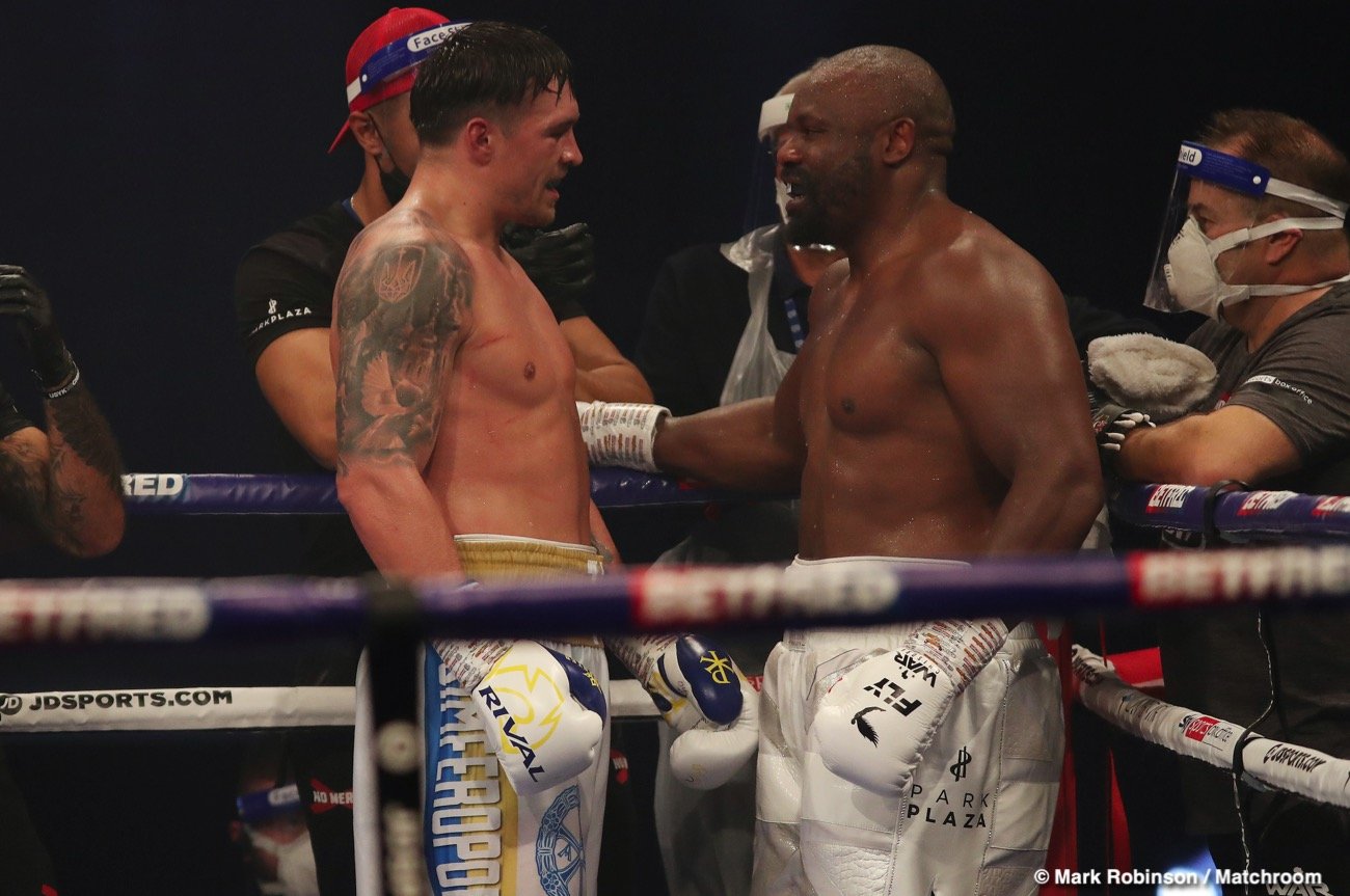 Oleksandr Usyk decisions Dereck Chisora - Boxing Results