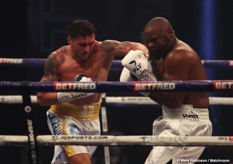 Carl Froch's Theory On The Usyk v Chisora Fight: “He Was Thinking To Himself 'I'm Gonna Scare Him Off'”