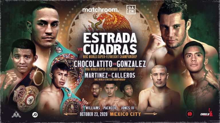 Live on DAZN: Estrada v Cuadras, Chocolatito v Gonzalez & Martinez v Calleros tonight