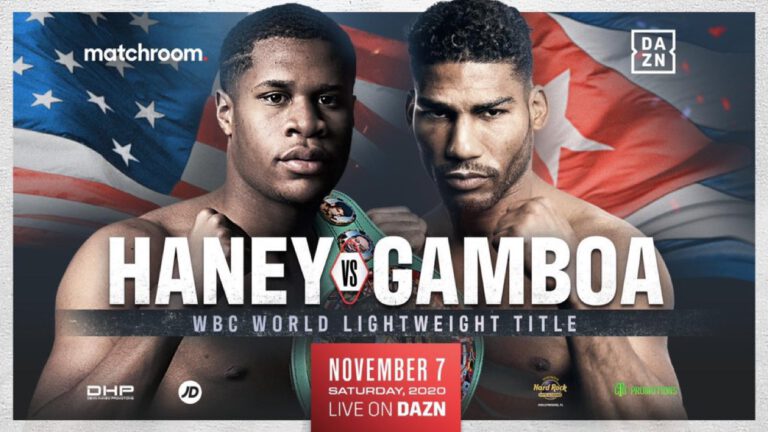 Devin Haney vs Gamboa on Nov. 7, Daniel Jacobs vs Rosado on Nov 27