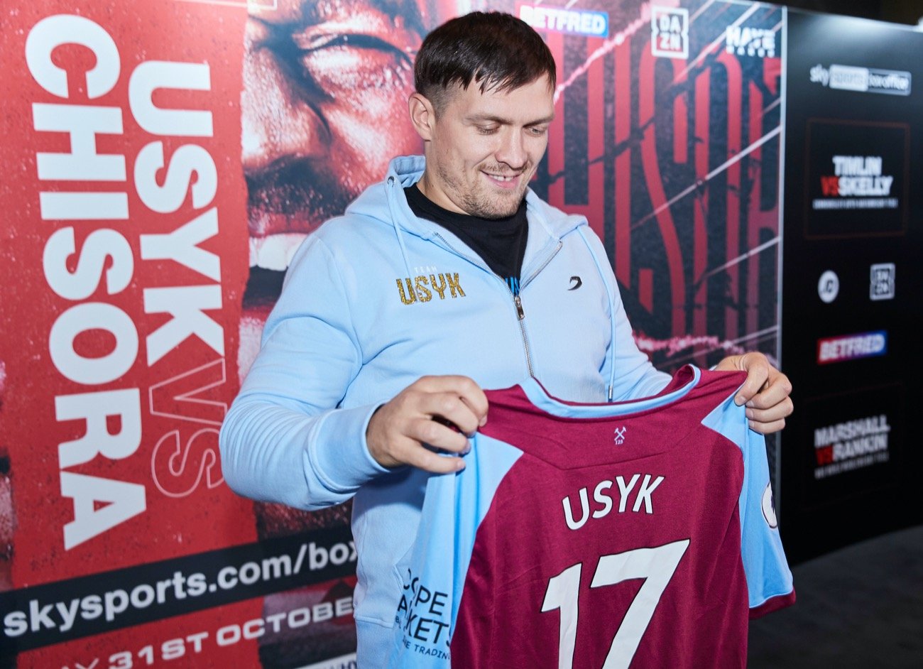 West Ham Winger Yarmolenko Backing Fellow Ukrainian Usyk Ahead Of Chisora Clash