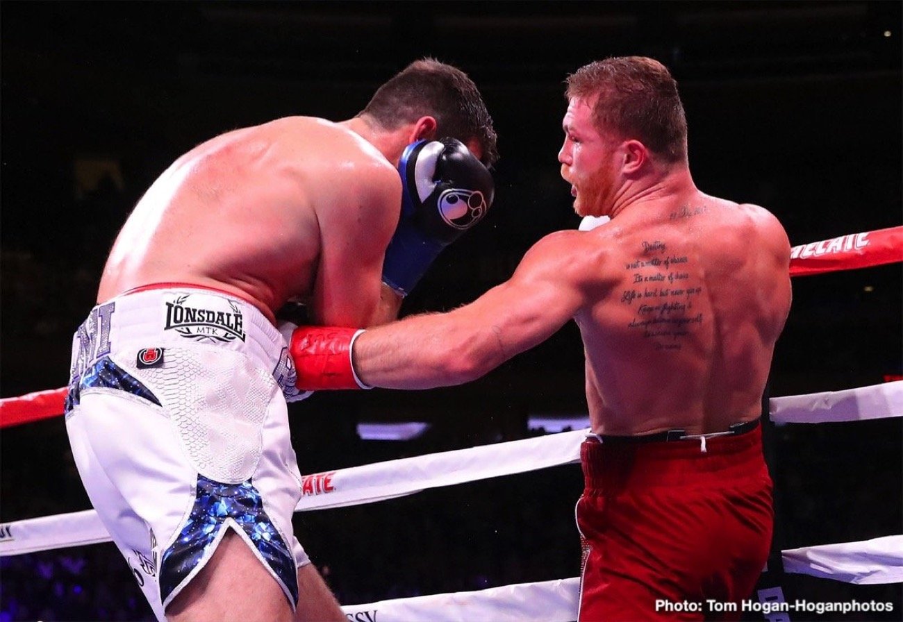 Ricky Hatton: Callum Smith has 'great chance' of beating Canelo Alvarez