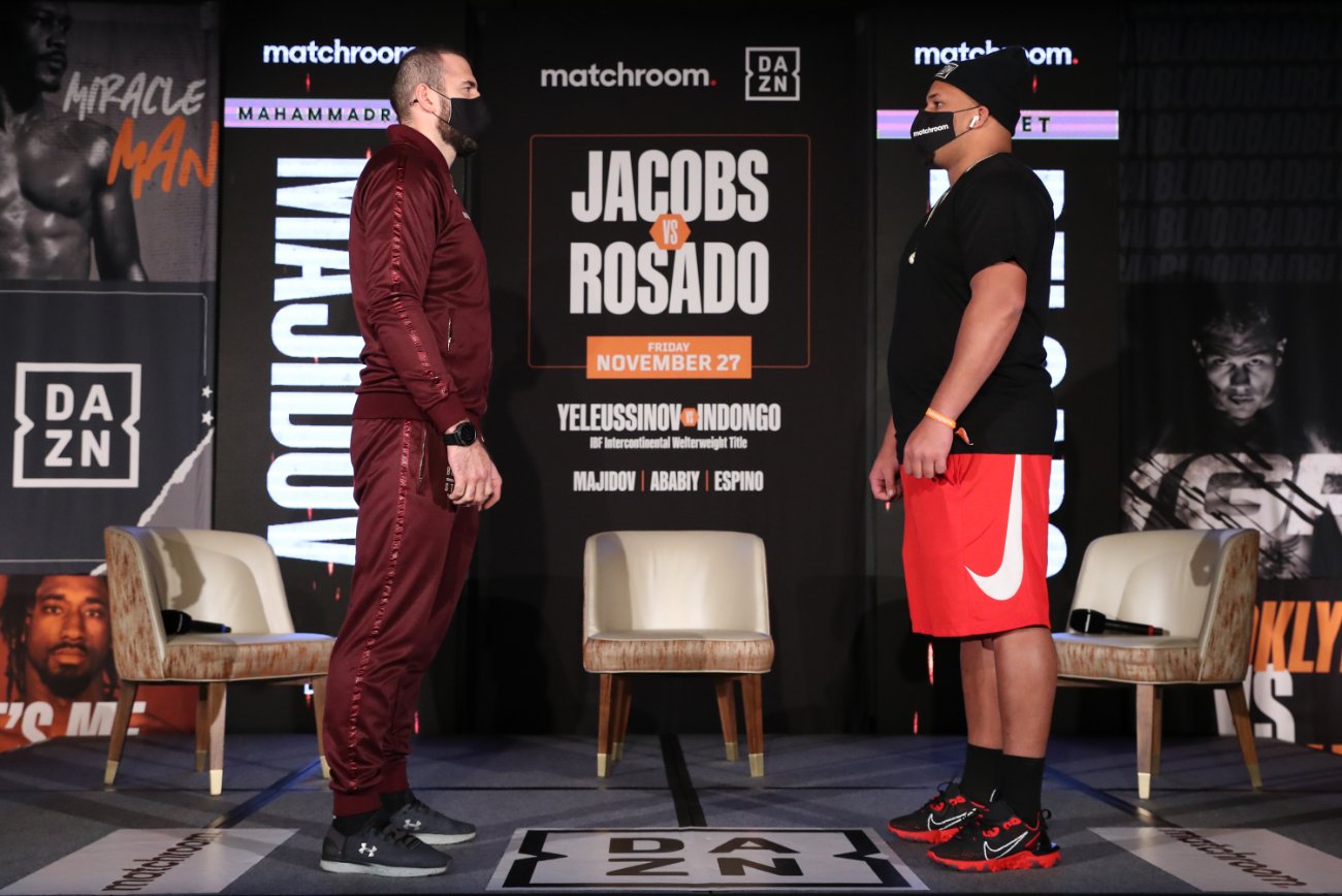 Danny Jacobs vs Gabe Rosado DAZN Weigh In Results