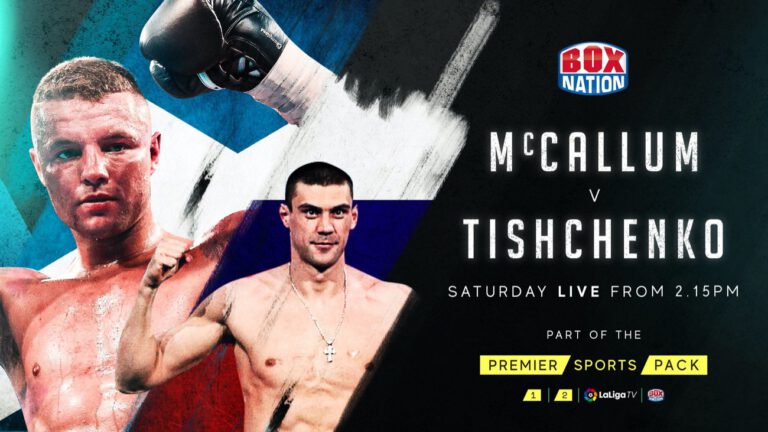 John McCallum vs Evgeny Tishchenko LIVE on BoxNation and Premier Sports