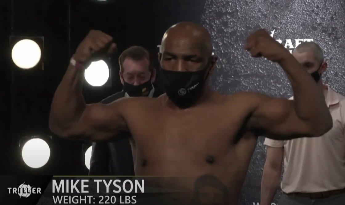 Mike Tyson - Roy Jones Jr BT Sport Box Office Weigh In Live Stream