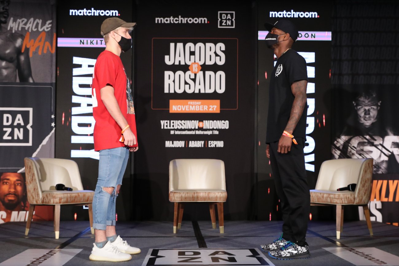 Danny Jacobs vs Gabe Rosado DAZN Weigh In Results