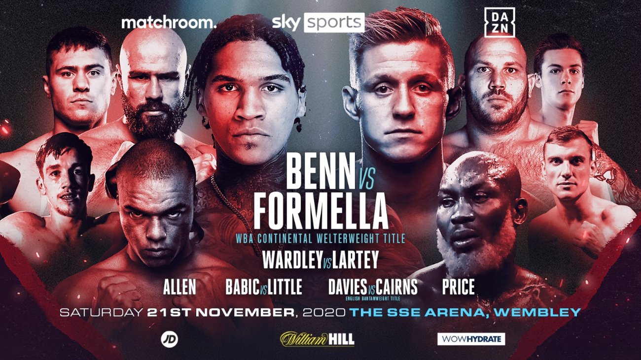Conor Benn battles Sebastian Formella on Nov.21