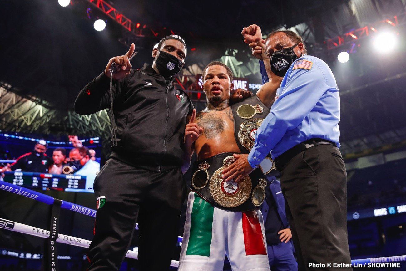 Photos: 'Tank' Davis KOs Santa Cruz in 6th round