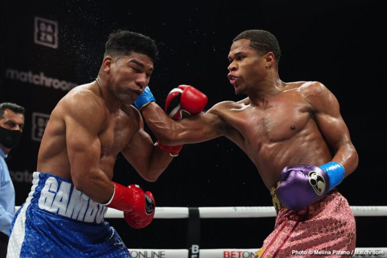 Photos: Devin Haney beats Gamboa by one-sided 12 round decision