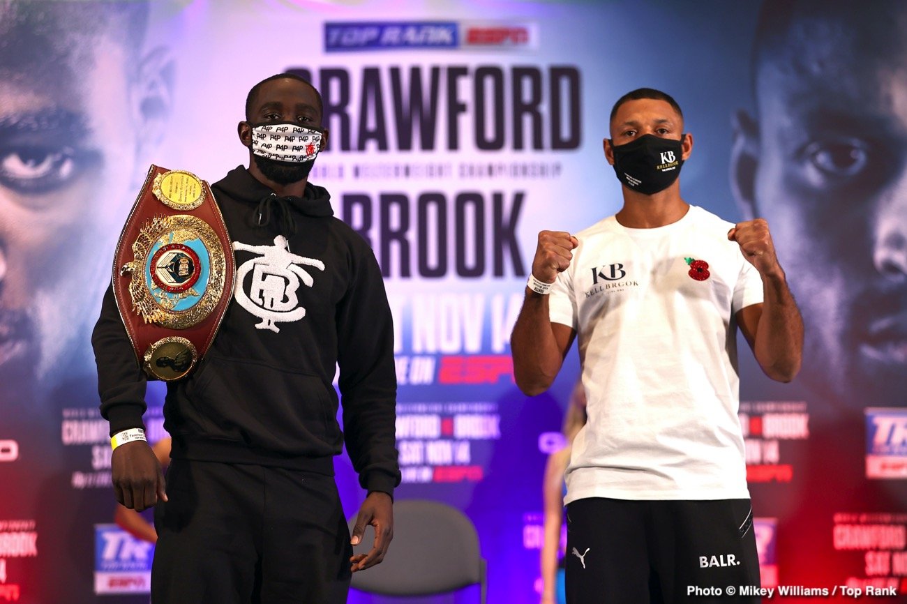 Crawford vs. Brook: Time For Bud To Harvest