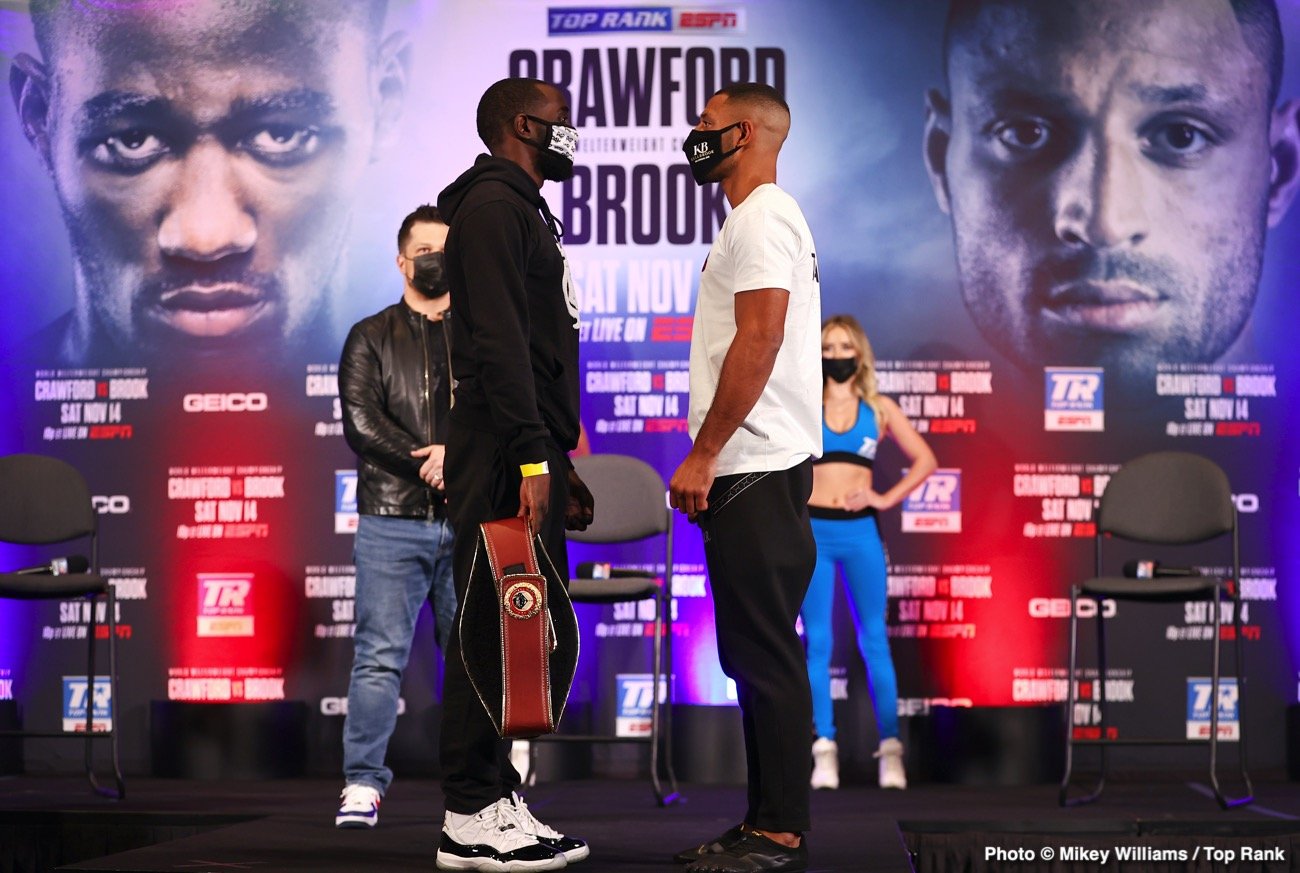 Crawford vs. Brook: Time For Bud To Harvest