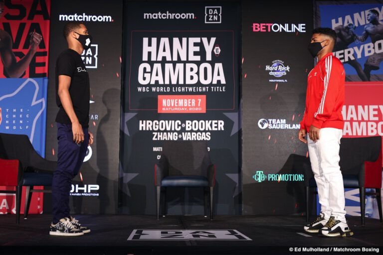 WATCH LIVE: Haney vs. Gamboa Weigh In Results & Livestream