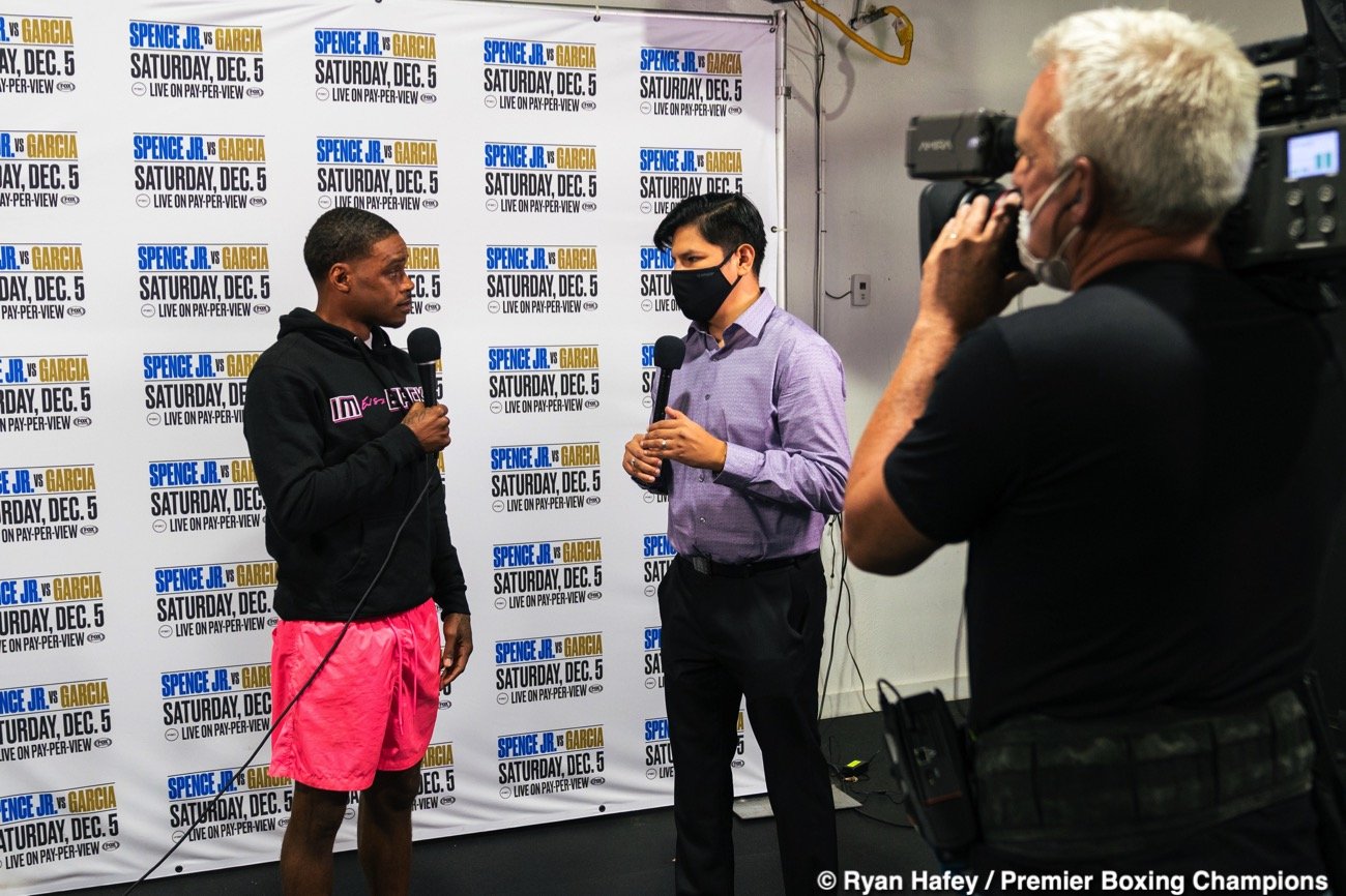 Errol Spence predicts Danny Garcia will be a dogfight for him