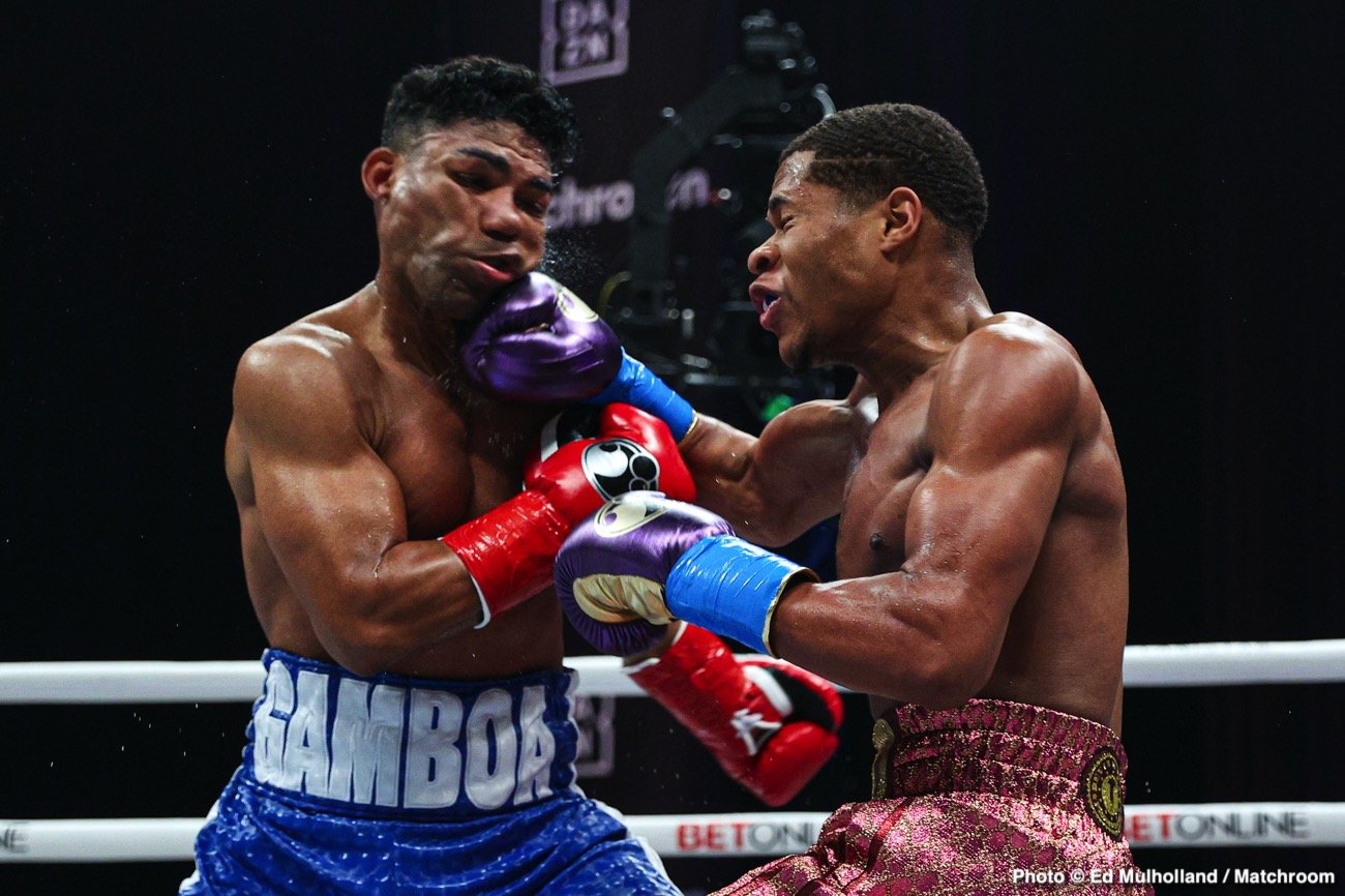 Devin Haney dominates Yuriorkis Gamboa - Boxing Results