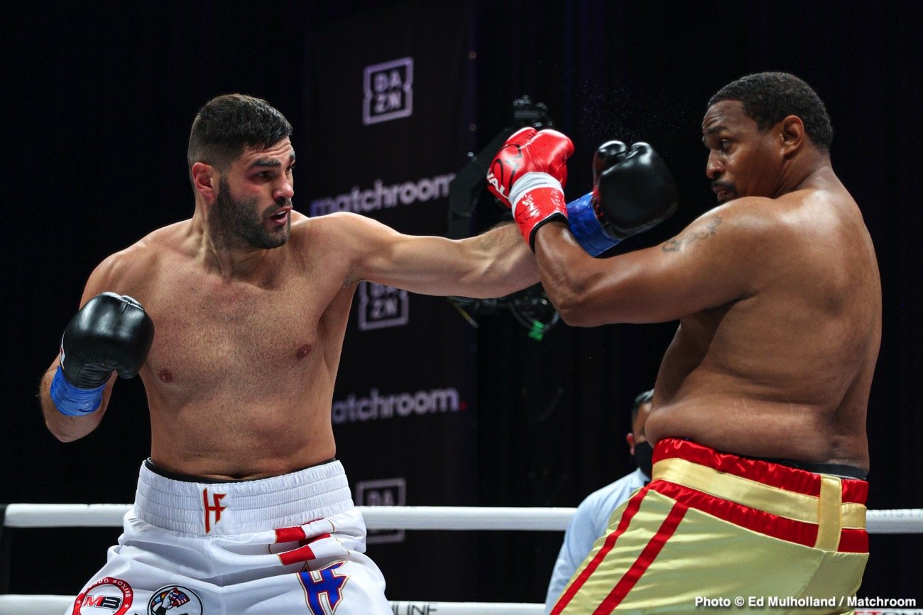Filip Hrgovic, Rydell Booker boxing image / photo