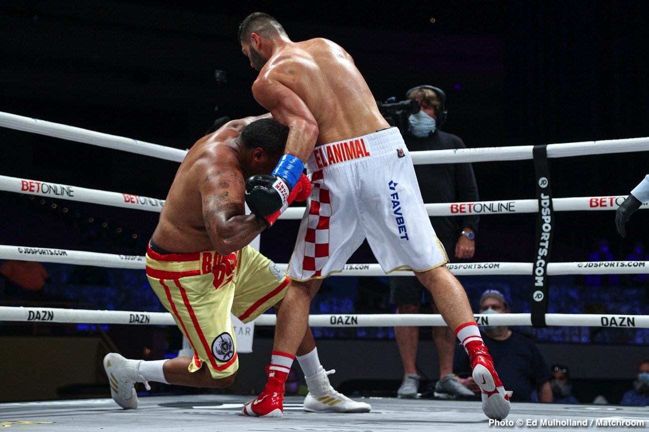 Filip Hrgovic, Michael Hunter boxing image / photo