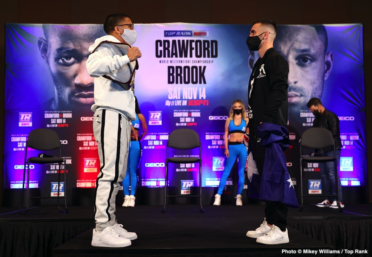 Face to Face: Crawford and Brook Set for Welterweight Showdown