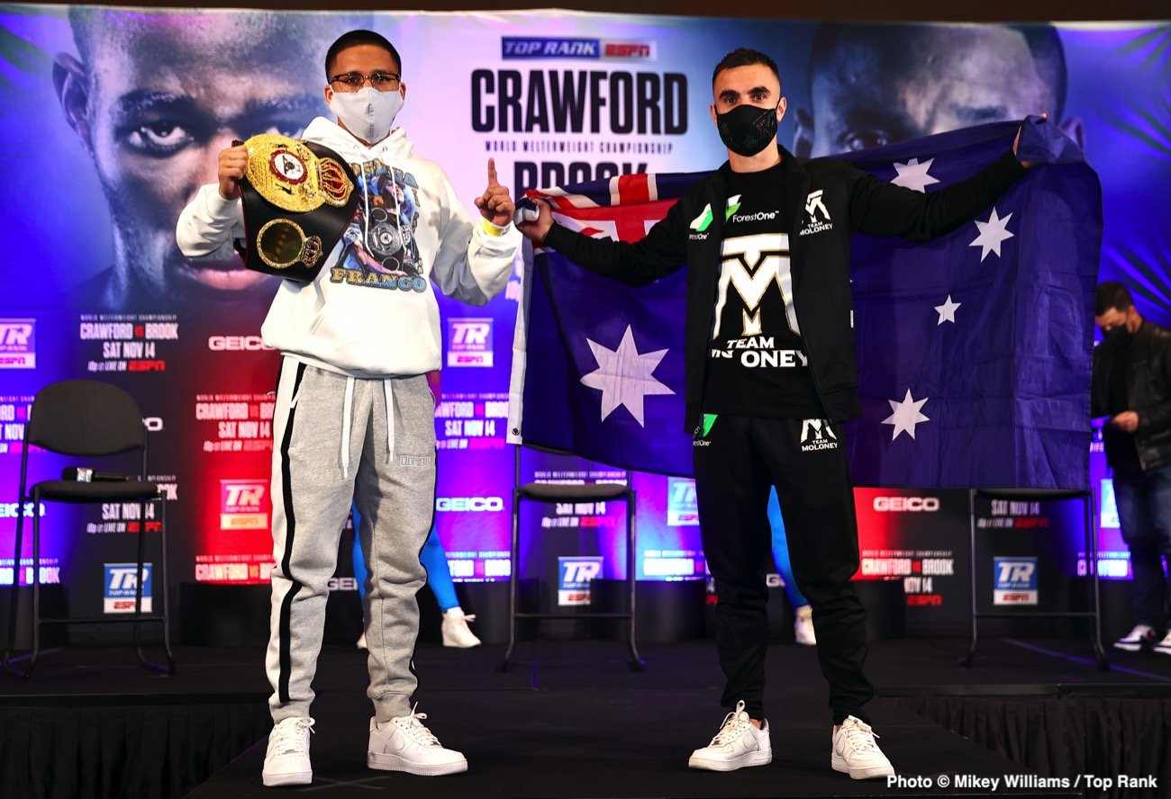 Face to Face: Crawford and Brook Set for Welterweight Showdown