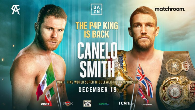 Canelo Alvarez battles Callum Smith on December 19
