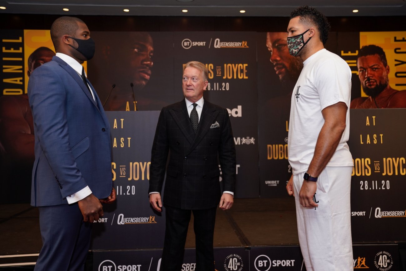 Daniel Dubois vs. Joe Joyce final press conference quotes