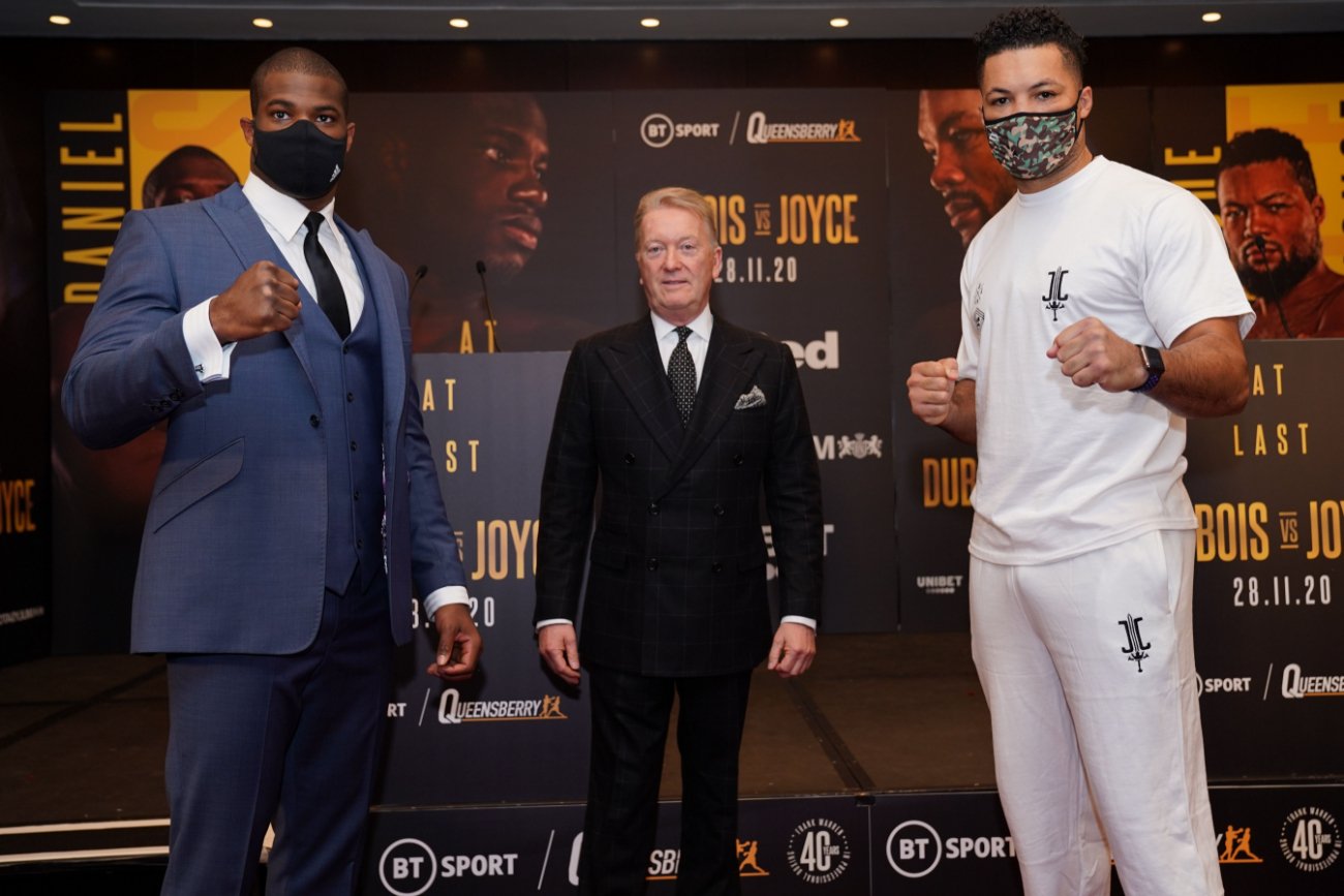 Daniel Dubois vs. Joe Joyce final press conference quotes