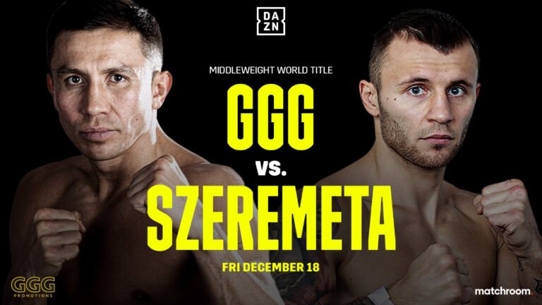 Gennadiy Golovkin v Kamil Szeremeta done deal for December 18th on DAZN