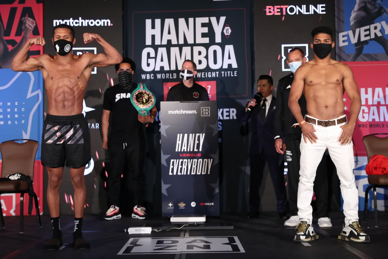 Devin Haney: I want to beat Yuriorkis Gamboa worse than he's ever been beaten