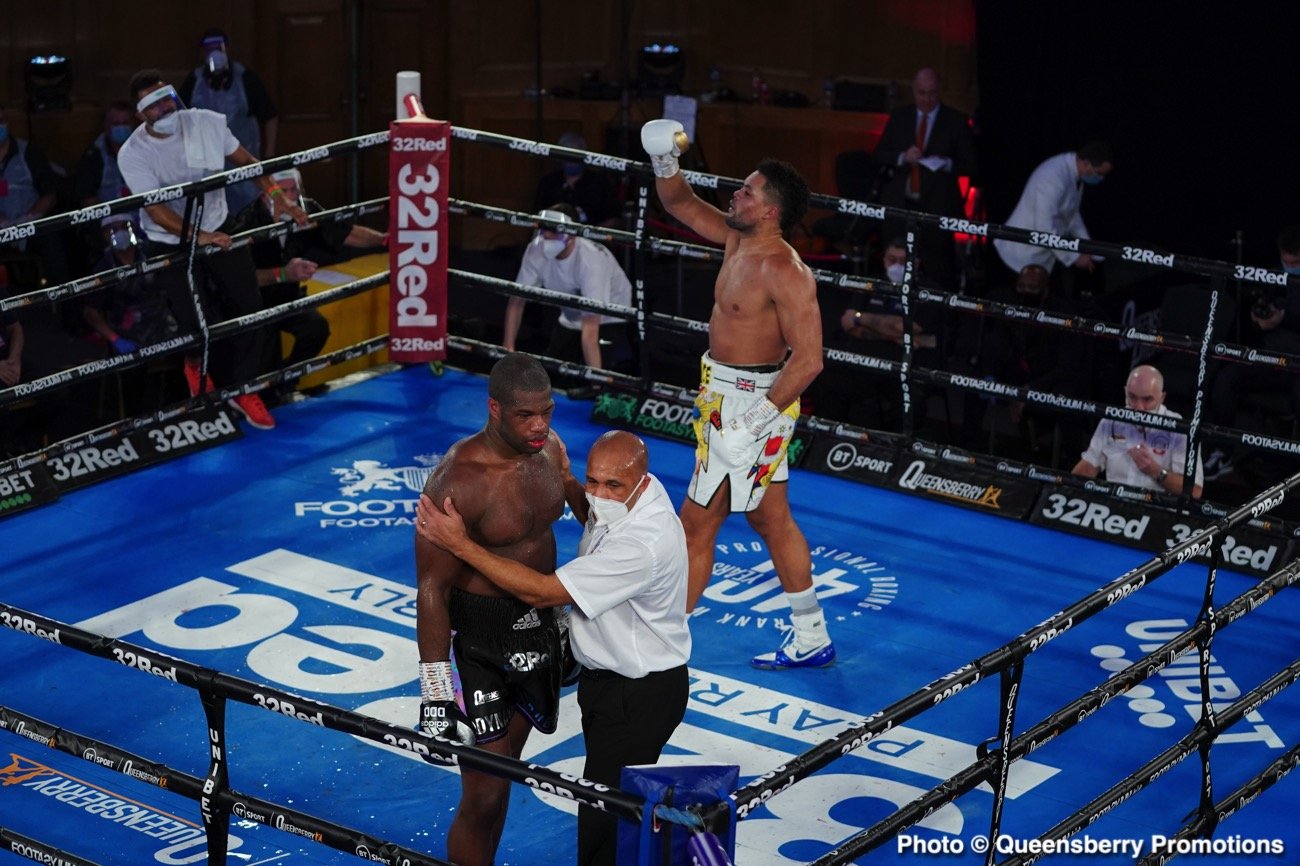 Joe Joyce Too Good For Daniel Dubois, Scores 10th Round KO Win - Boxing Results