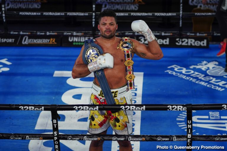 Joe Joyce says Oleksandr Usyk fight expected for April