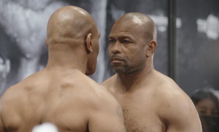 Mike Tyson - Roy Jones Jr BT Sport Box Office Weigh In Live Stream