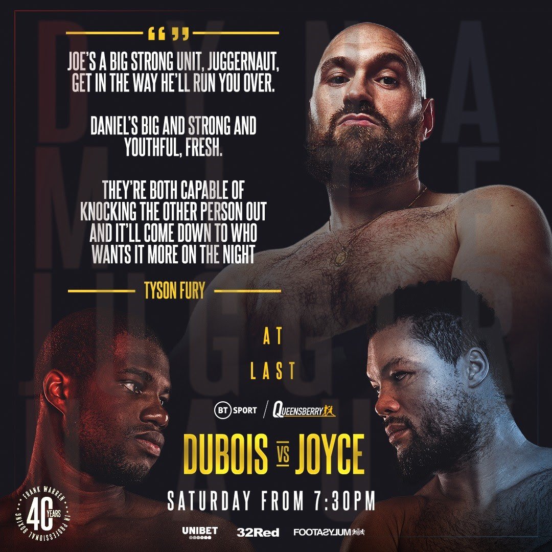 View Dubois Vs Joyce Poster Images